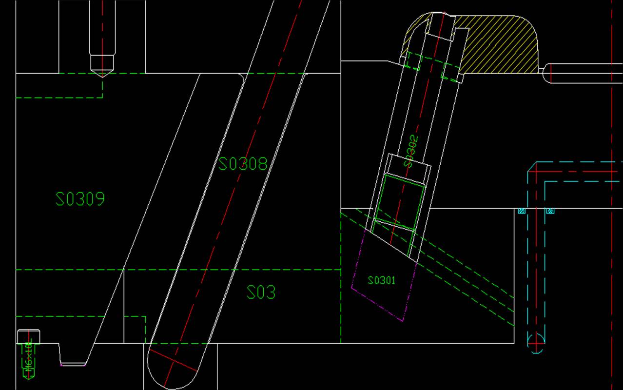 angle loose core structure
